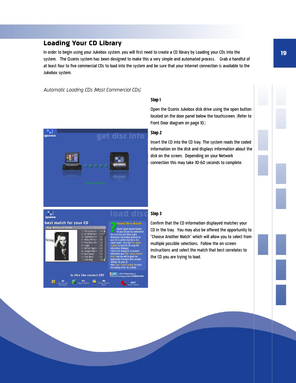 Loading your cd library | Qsonix QJB110 User Manual | Page 15 / 64