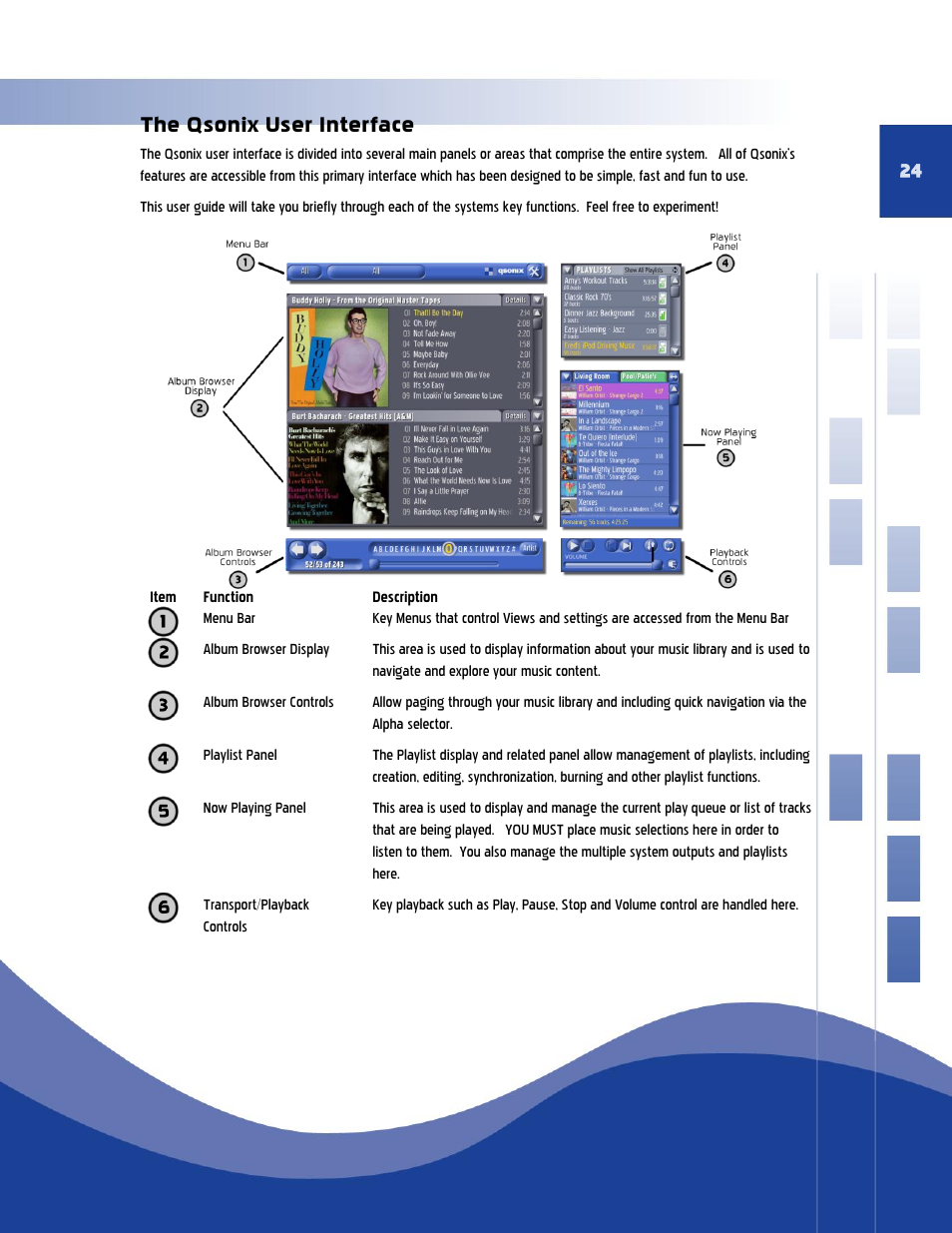 The qsonix user interface | Qsonix QJB110 User Manual | Page 20 / 64