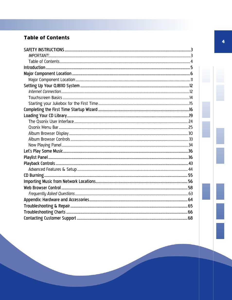 Qsonix QJB110 User Manual | Page 4 / 64
