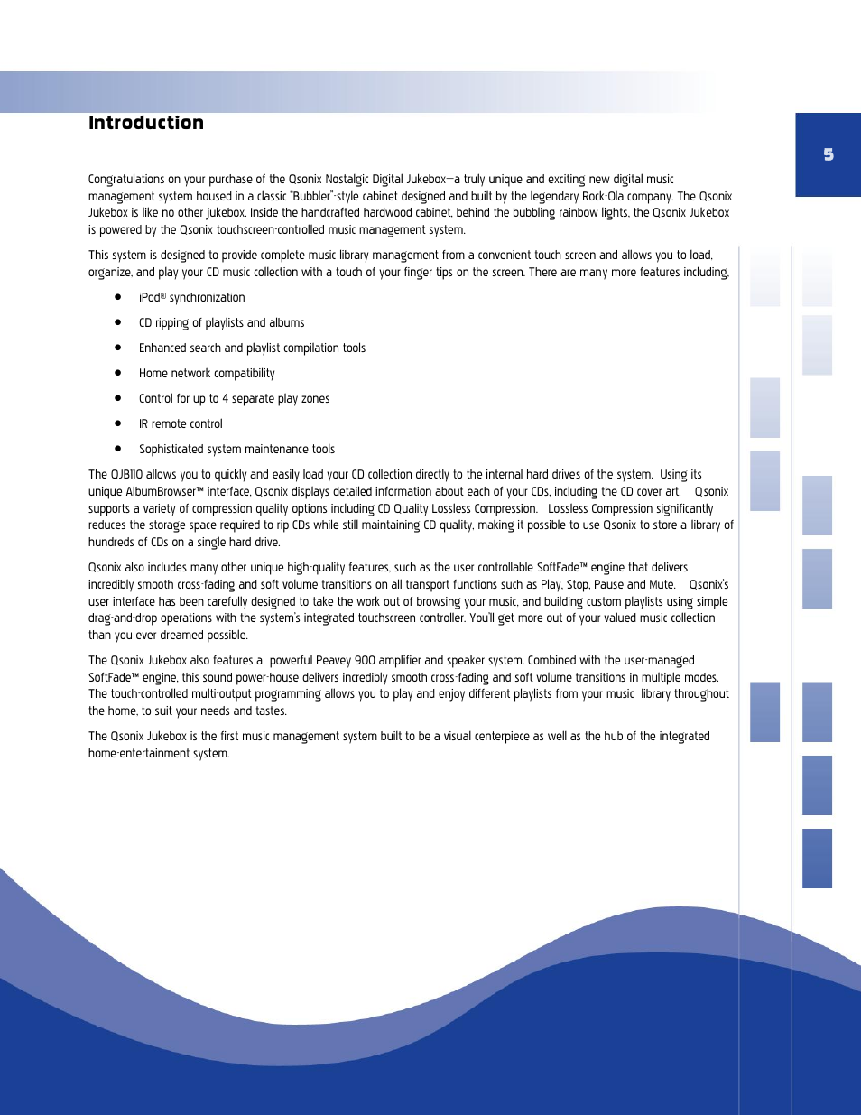 Introduction | Qsonix QJB110 User Manual | Page 5 / 64