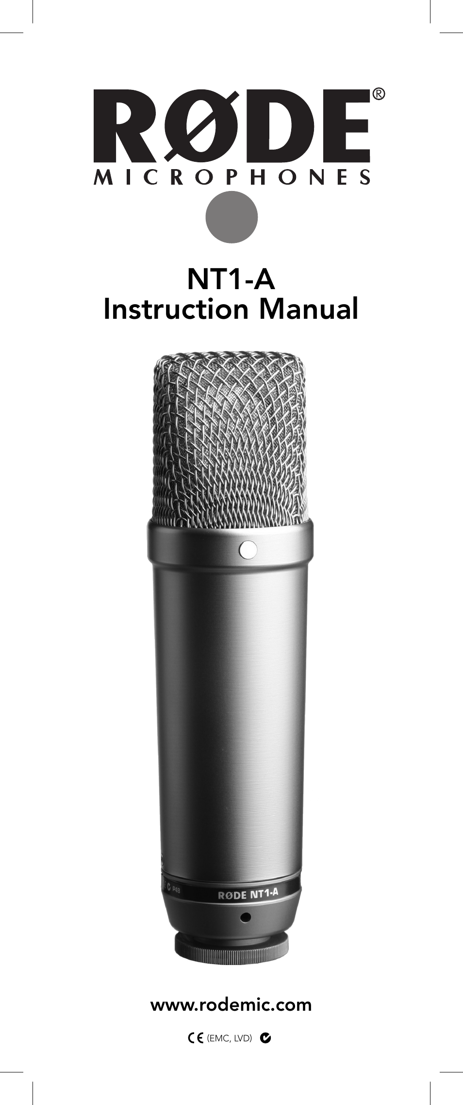 RODE Microphones nt1-a User Manual | 12 pages