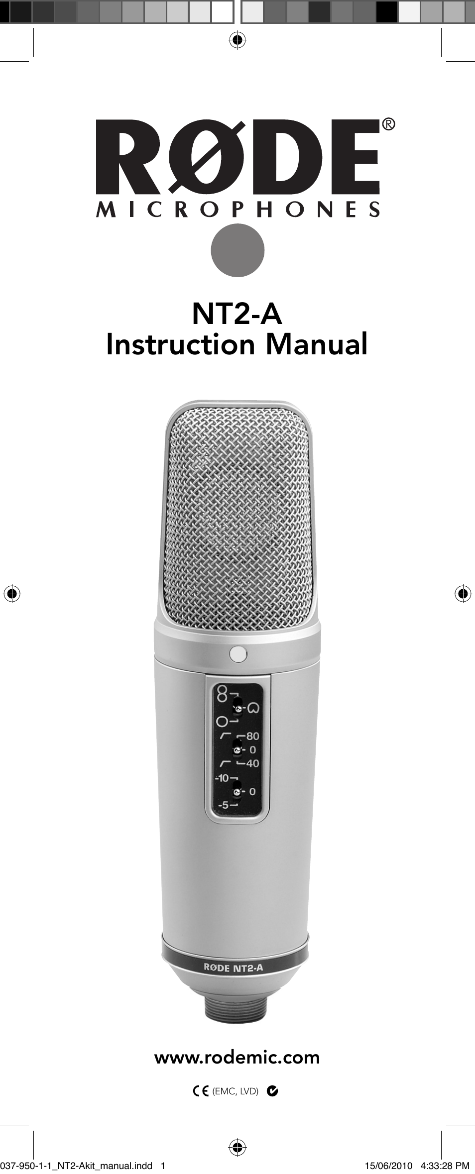 RODE Microphones NT2-A User Manual | 12 pages