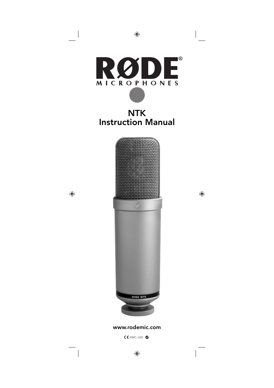RODE Microphones NTK User Manual | 12 pages