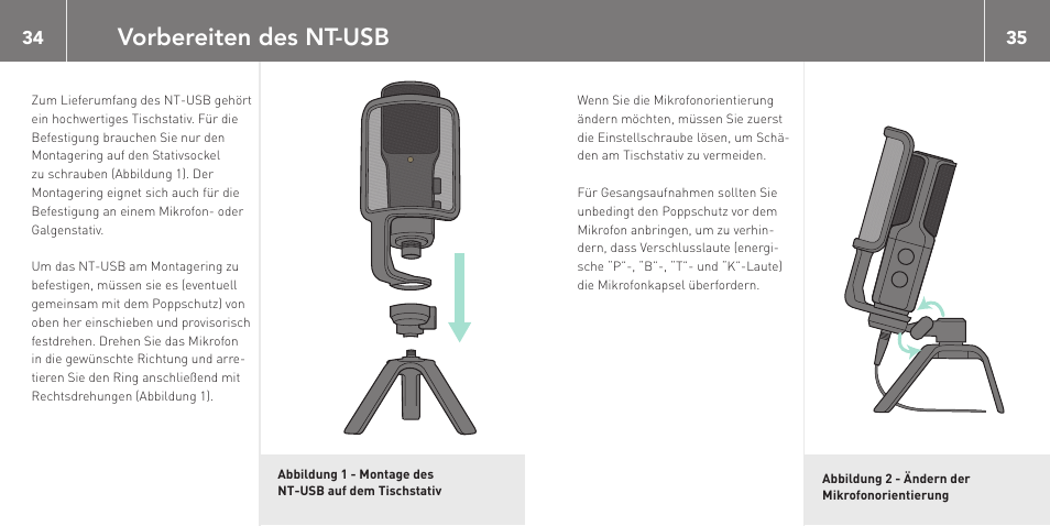 Vorbereiten des nt-usb | RODE Microphones NT-USB User Manual | Page 18 / 105