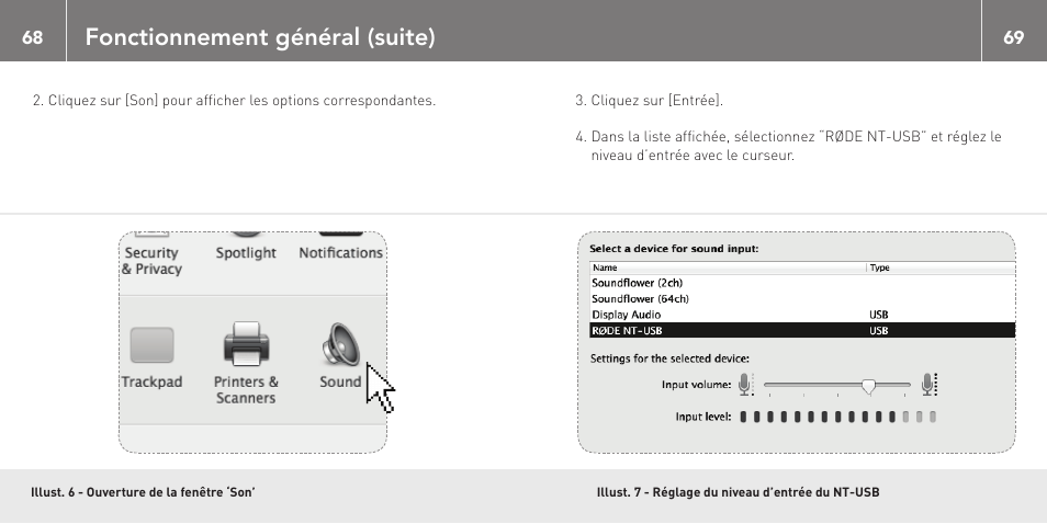 Fonctionnement général (suite) | RODE Microphones NT-USB User Manual | Page 35 / 105