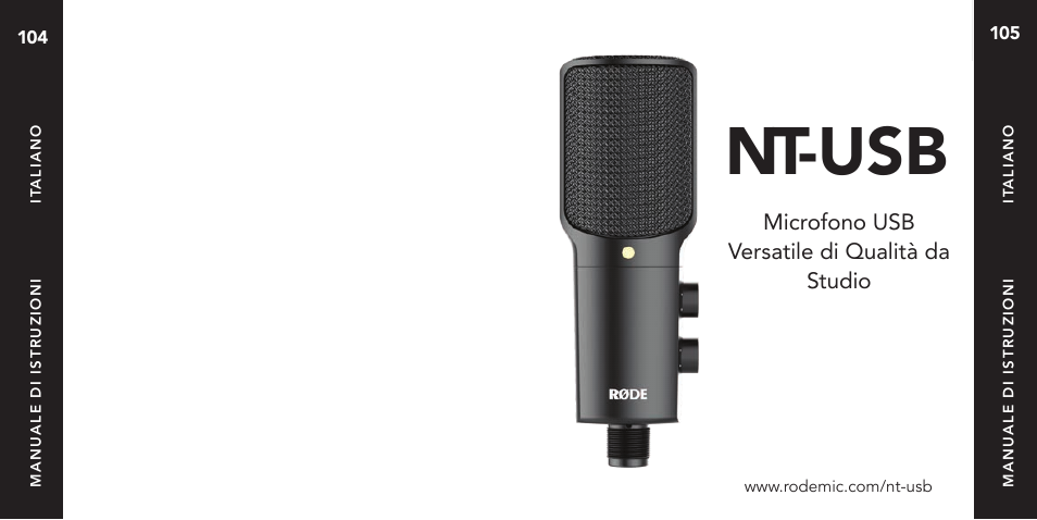 Nt-usb | RODE Microphones NT-USB User Manual | Page 53 / 105