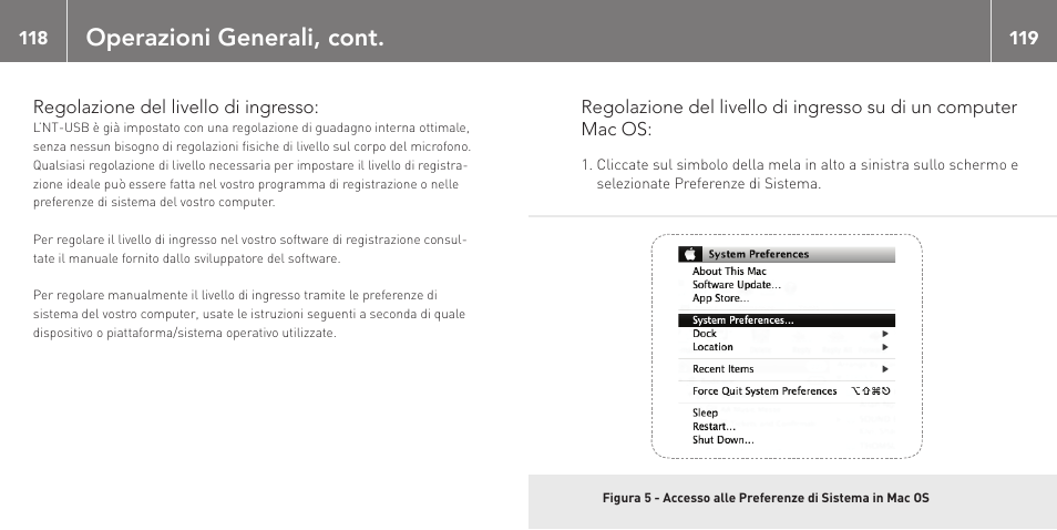 Operazioni generali, cont | RODE Microphones NT-USB User Manual | Page 60 / 105