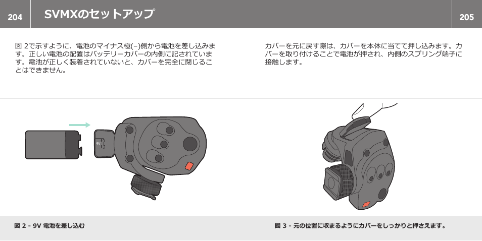 Svmxのセットアップ | RODE Microphones Stereo VideoMic X User Manual | Page 103 / 129