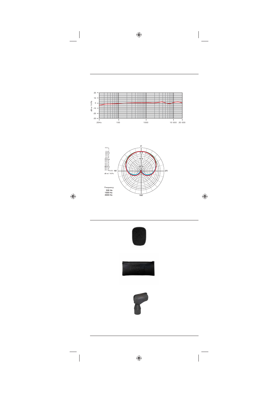 Specifi cations, Accessories, Frequency response polar response | RODE Microphones NT3 User Manual | Page 4 / 12