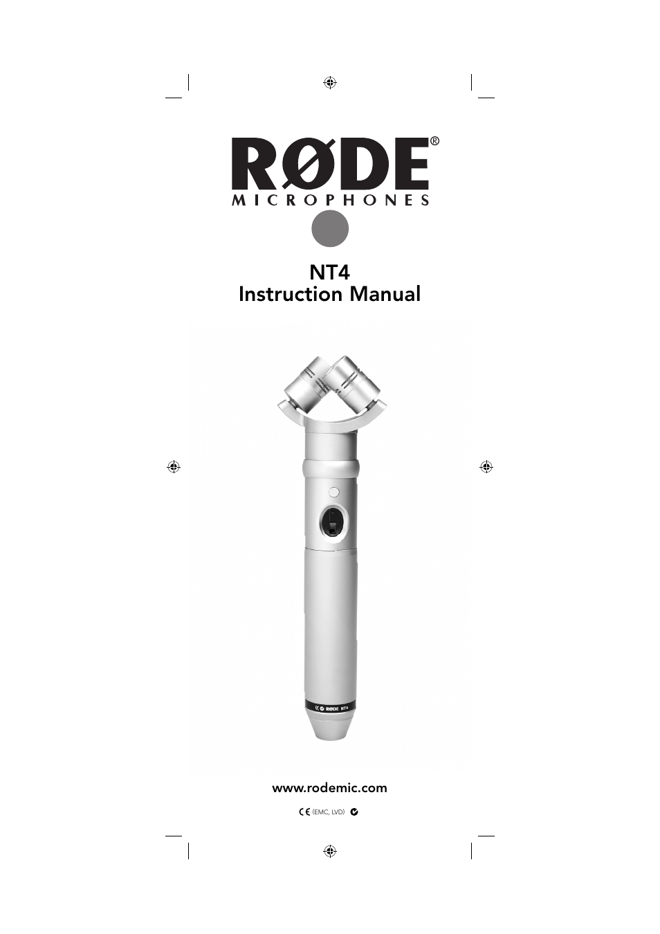 RODE Microphones NT4 User Manual | 12 pages