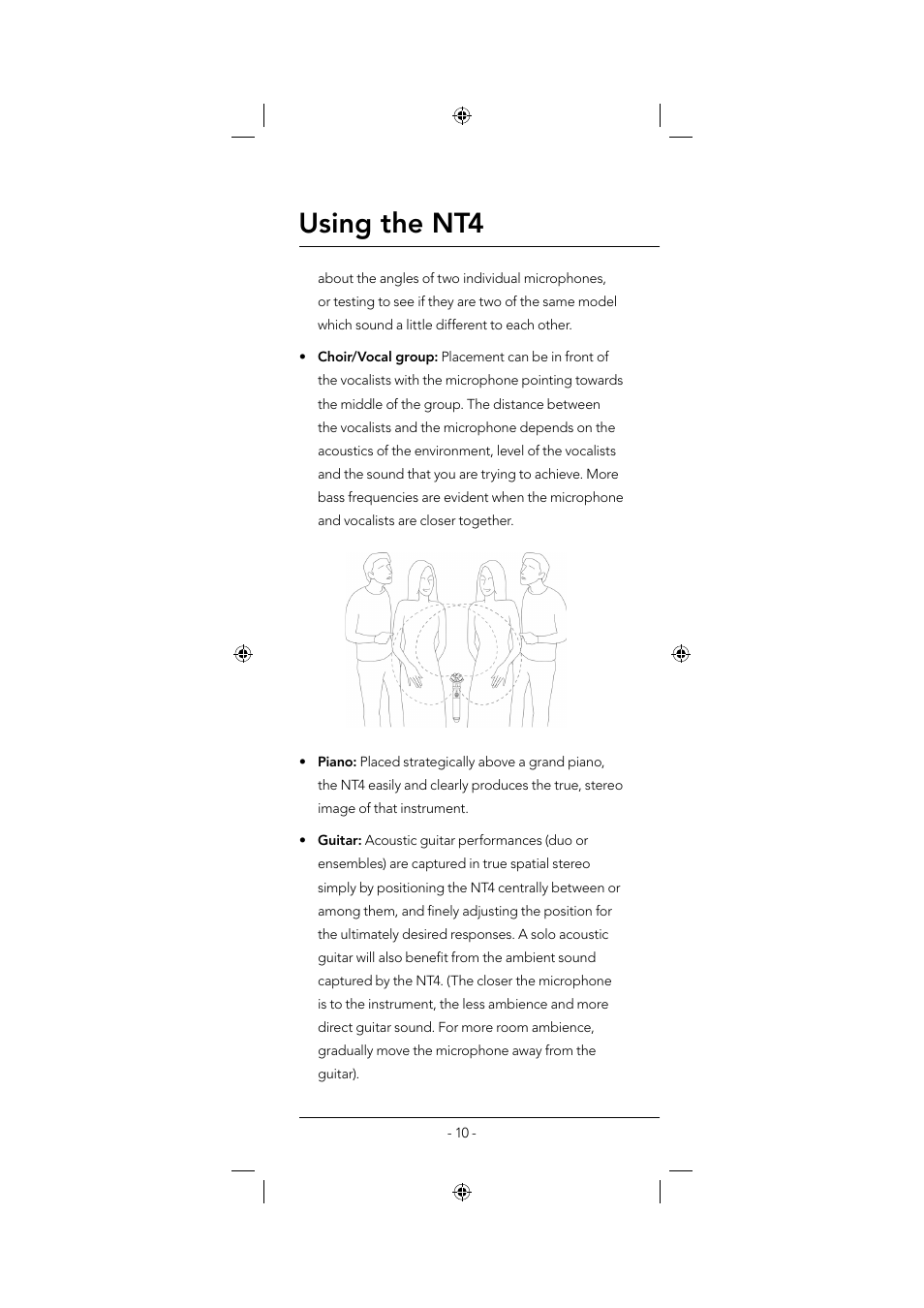 Using the nt4 | RODE Microphones NT4 User Manual | Page 10 / 12