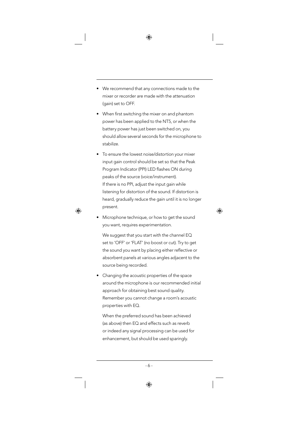 RODE Microphones NT5 User Manual | Page 6 / 8