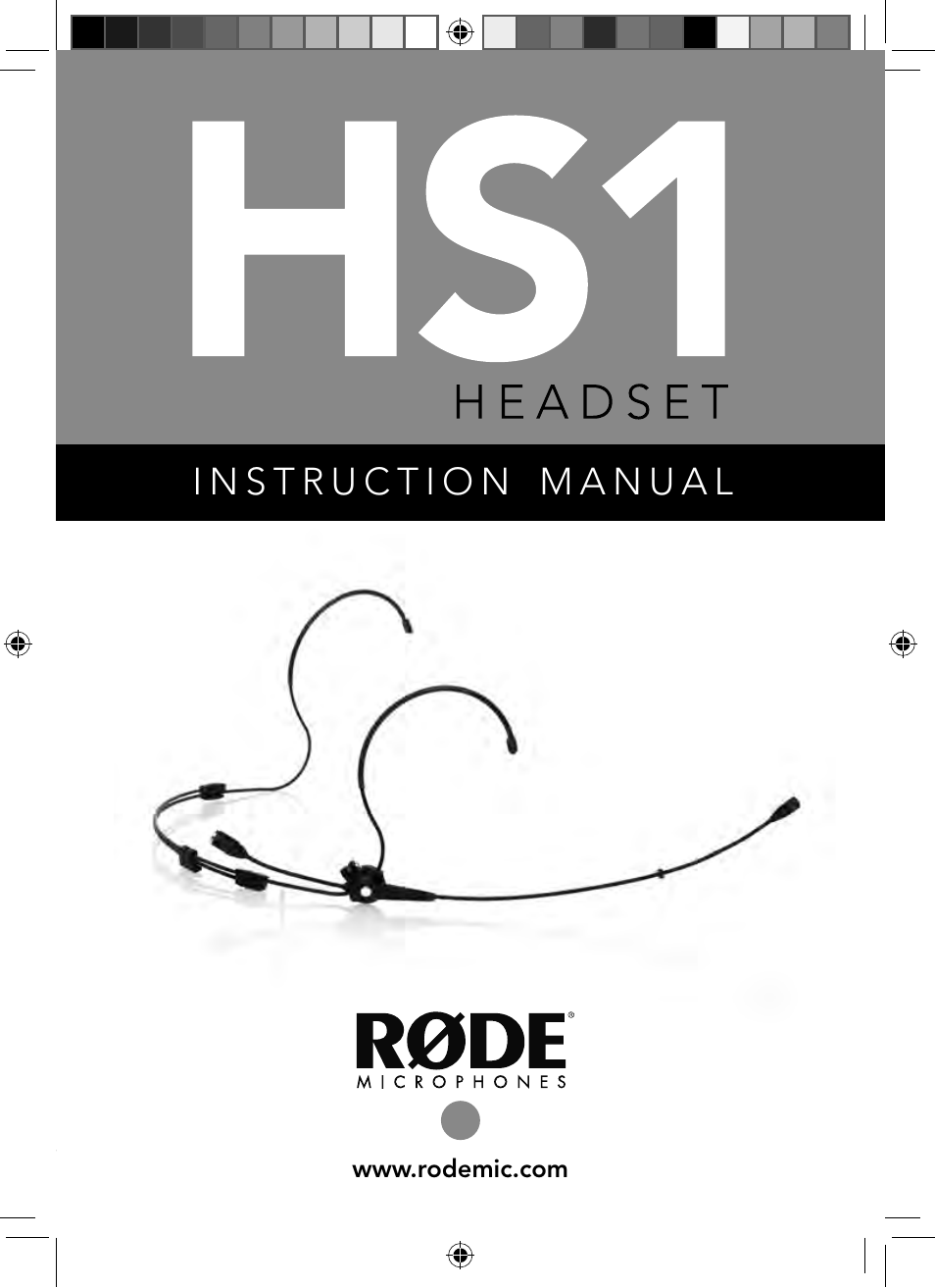 RODE Microphones HS1 User Manual | 24 pages