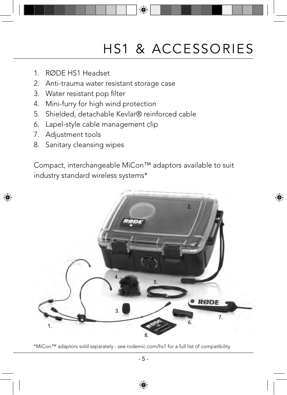 RODE Microphones HS1 User Manual | Page 5 / 24