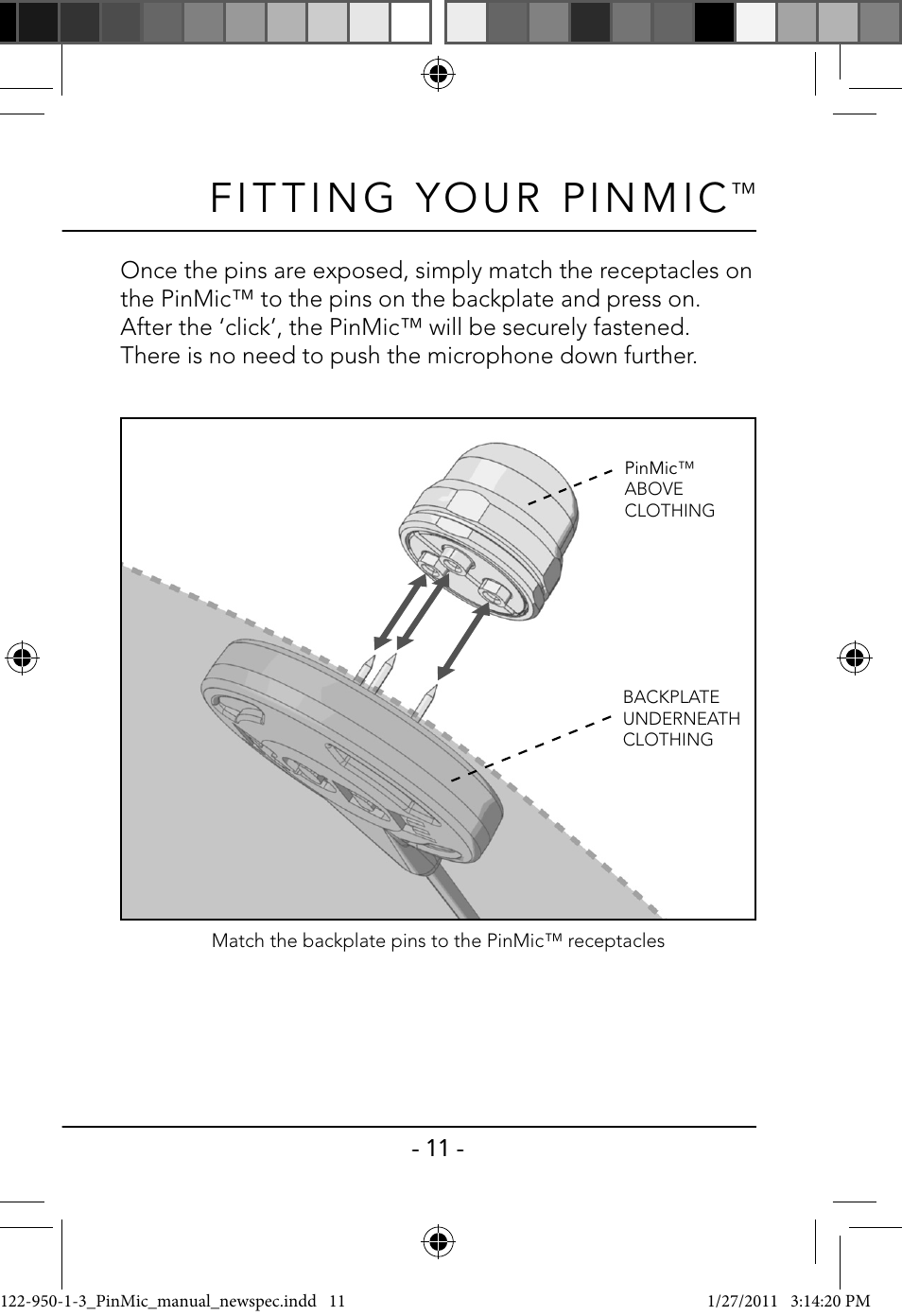 RODE Microphones PinMic User Manual | Page 11 / 20