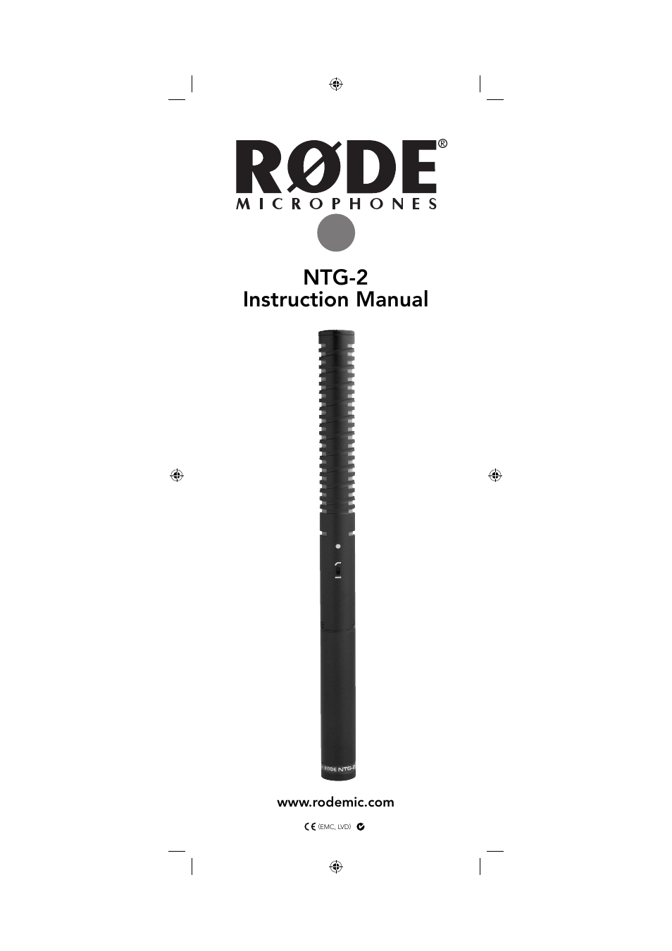 RODE Microphones NTG2 User Manual | 8 pages