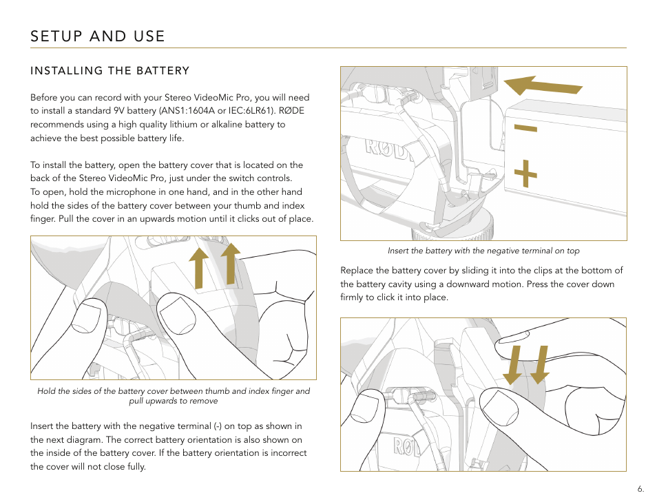 RODE Microphones Stereo VideoMic Pro User Manual | Page 6 / 18