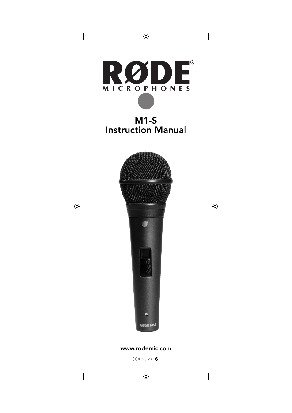 RODE Microphones M1-S User Manual | 8 pages