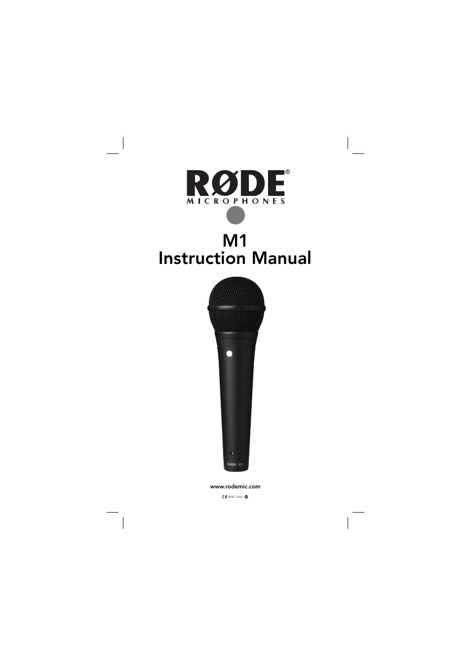 RODE Microphones M1 User Manual | 4 pages