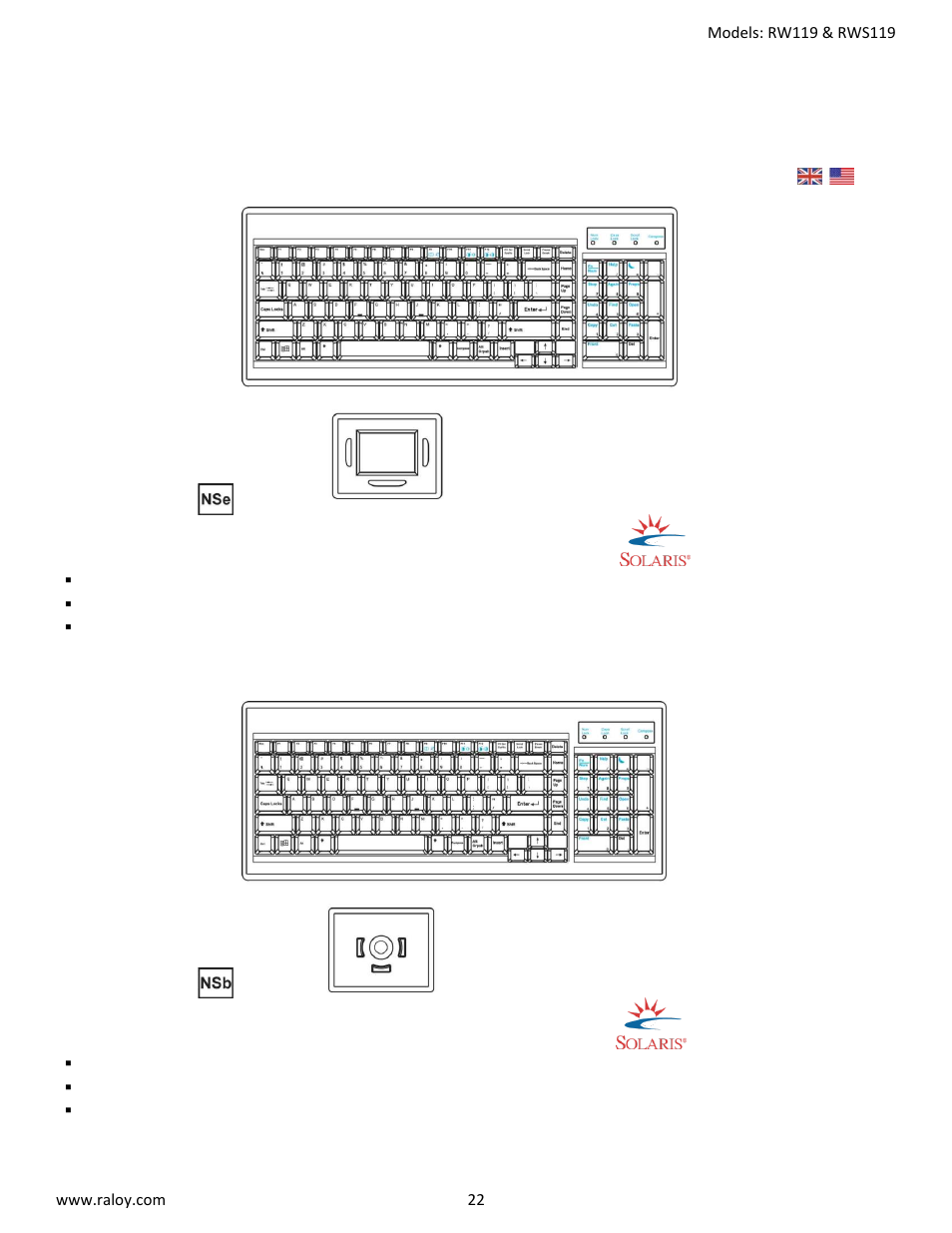 Raloy RW119 User Manual | Page 22 / 29
