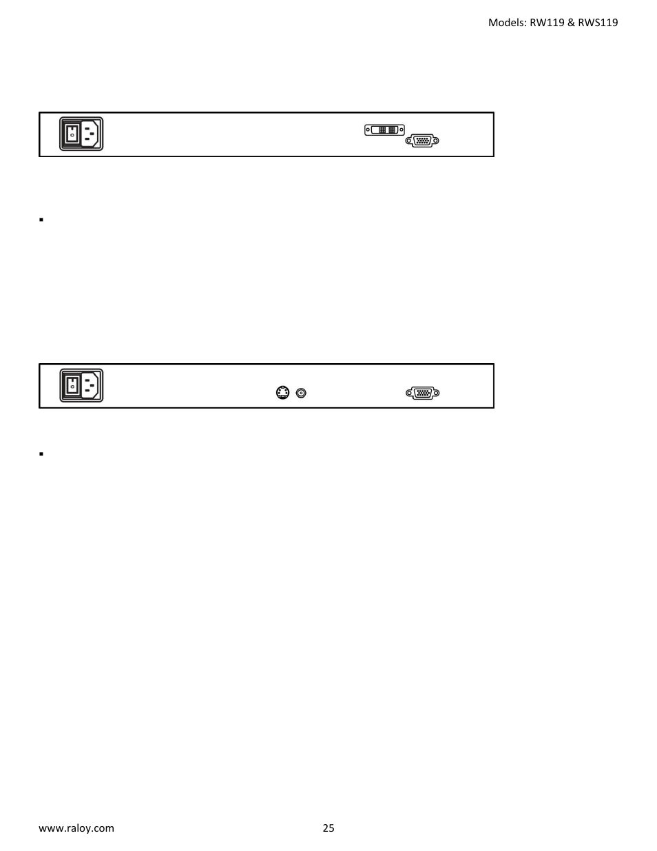 Raloy RW119 User Manual | Page 25 / 29