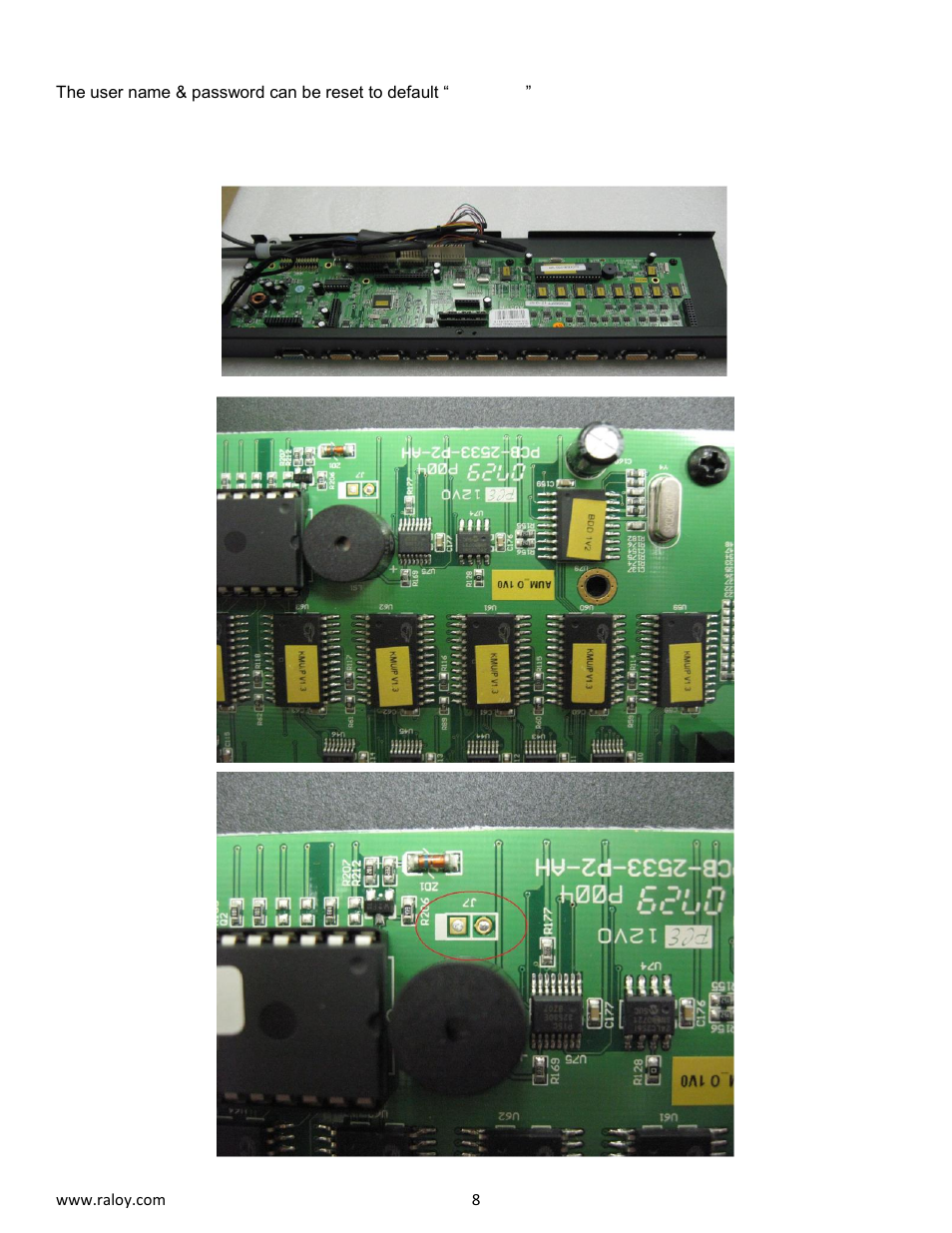 Raloy RWX119 User Manual | Page 8 / 24