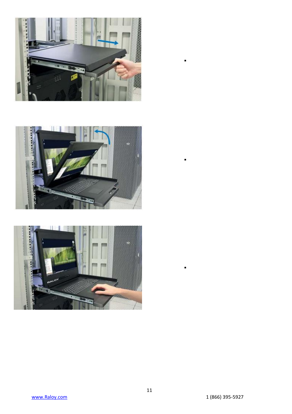 9 how to use the lcd keyboard drawer | Raloy RF117HD User Manual | Page 11 / 28