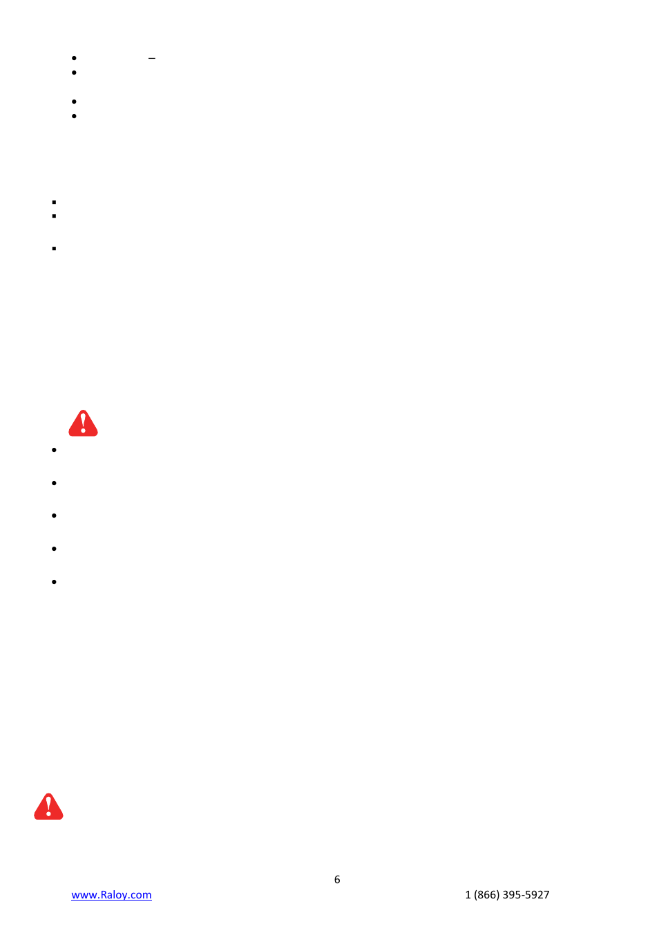 Raloy RF117HD User Manual | Page 6 / 28
