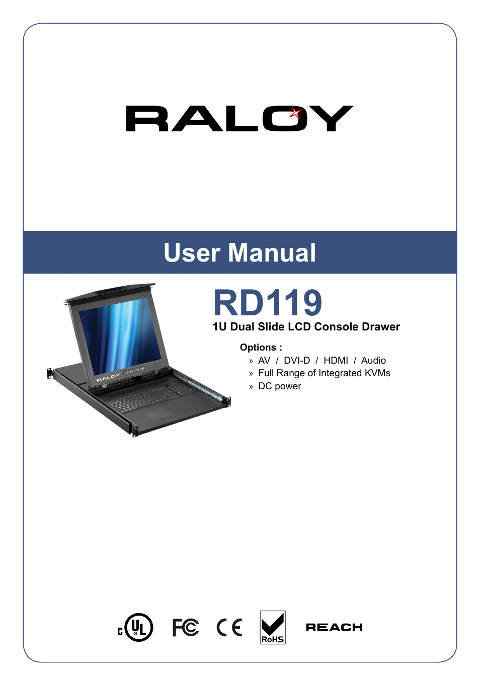 Raloy RD119 User Manual | 18 pages