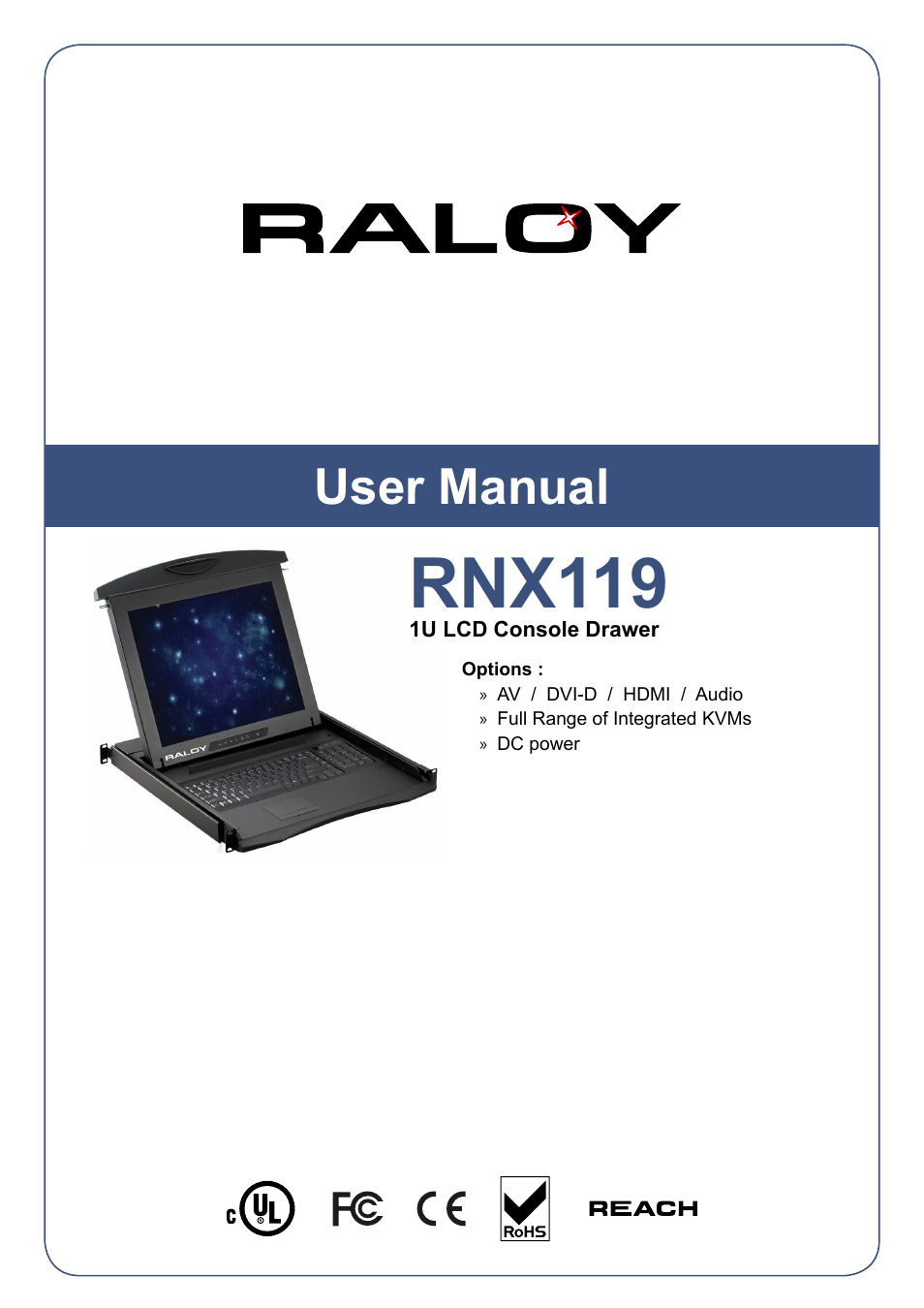 Raloy RNX119 User Manual | 17 pages