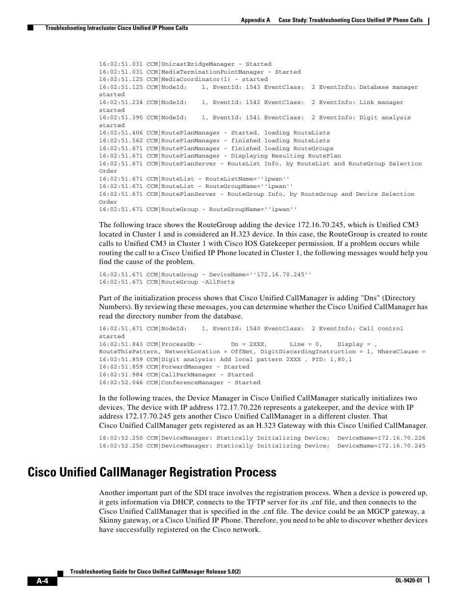Cisco unified callmanager registration process | Cisco OL-9420-01 User Manual | Page 4 / 12