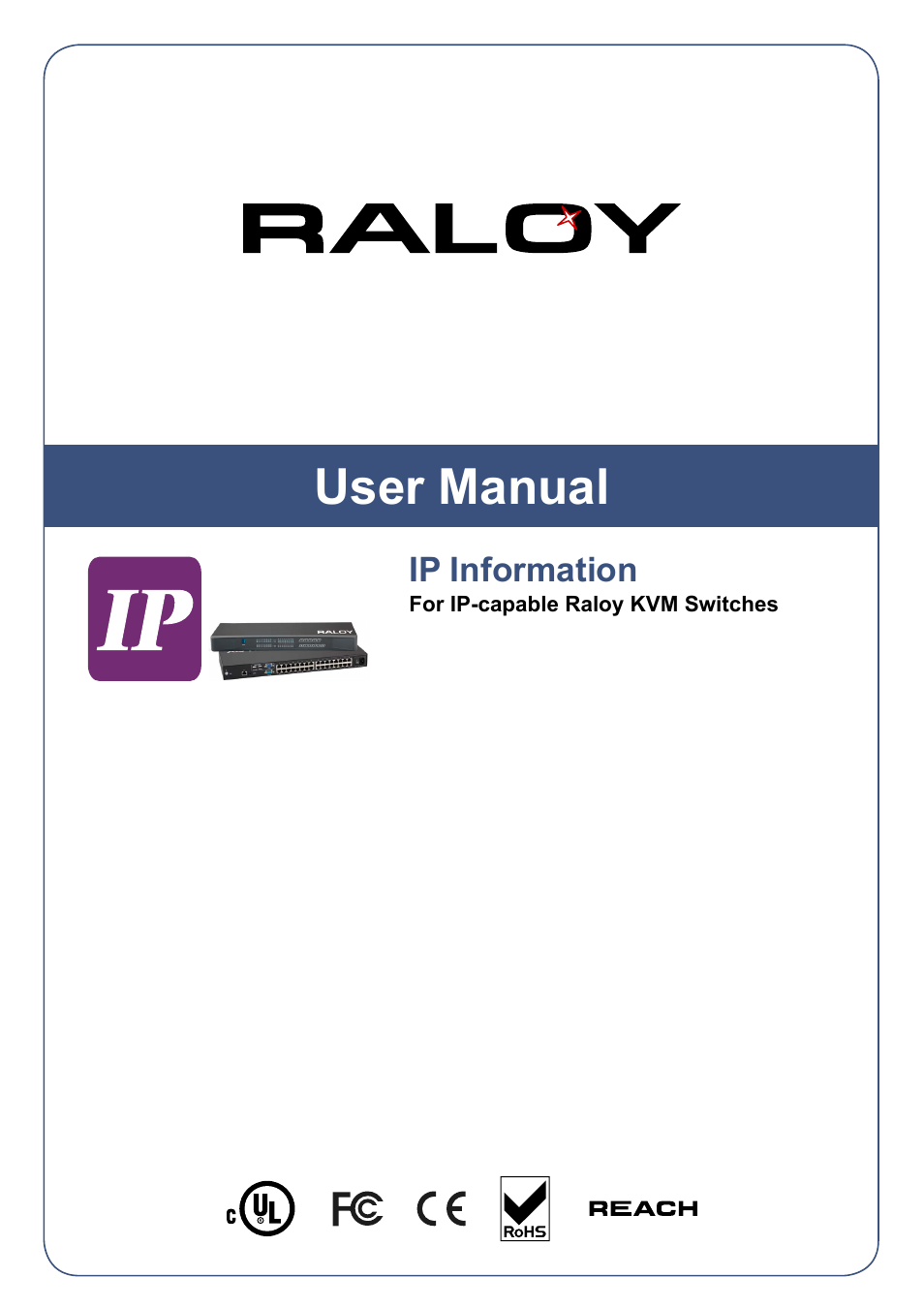 Raloy IP Functions for KVM User Manual | 44 pages