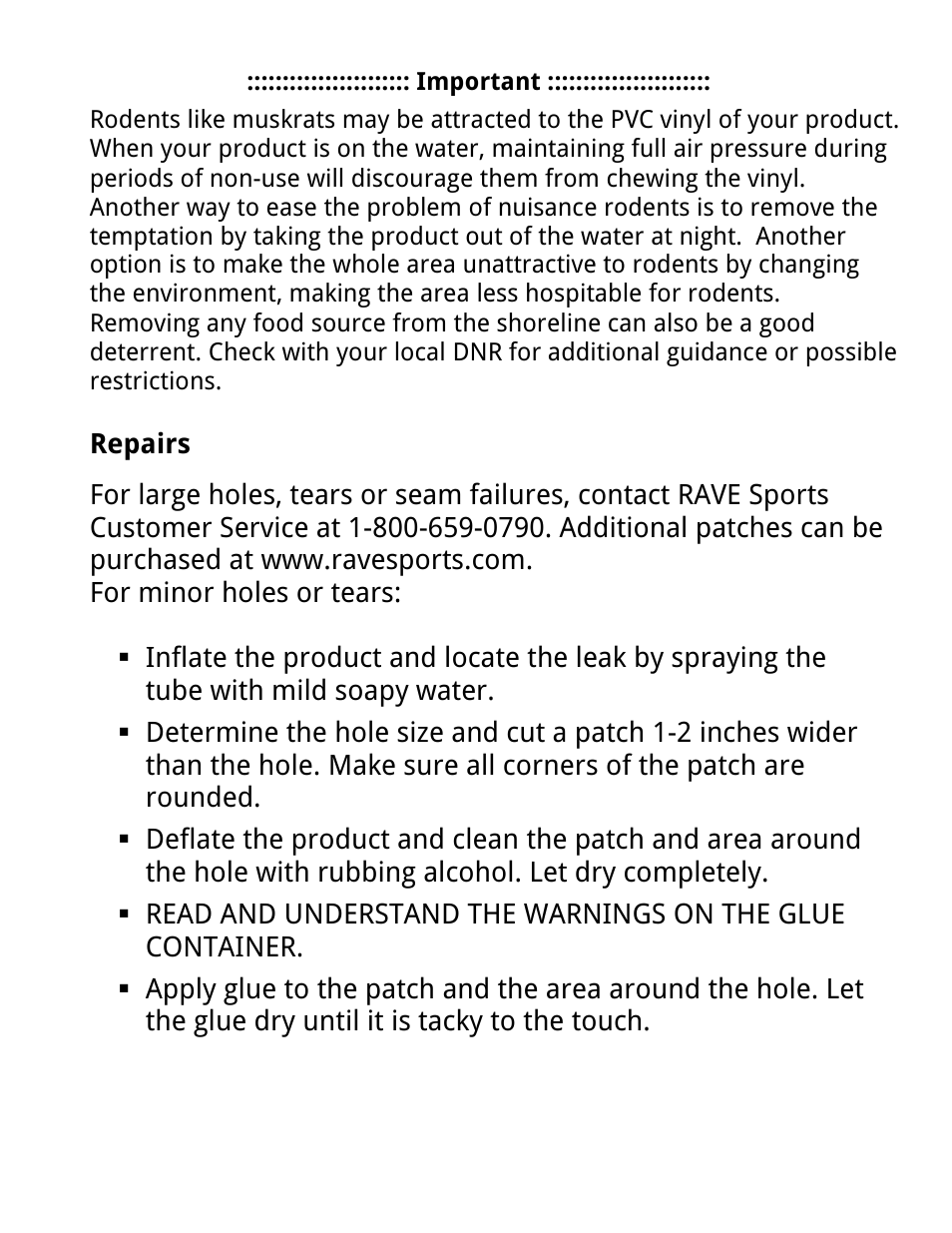 RAVE Sports Bongo 20 Bouncer Water Park User Manual | Page 11 / 16