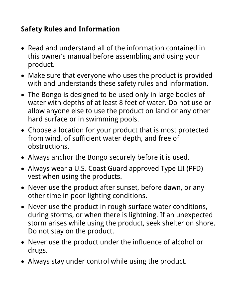RAVE Sports Bongo 20 Bouncer Water Park User Manual | Page 4 / 16