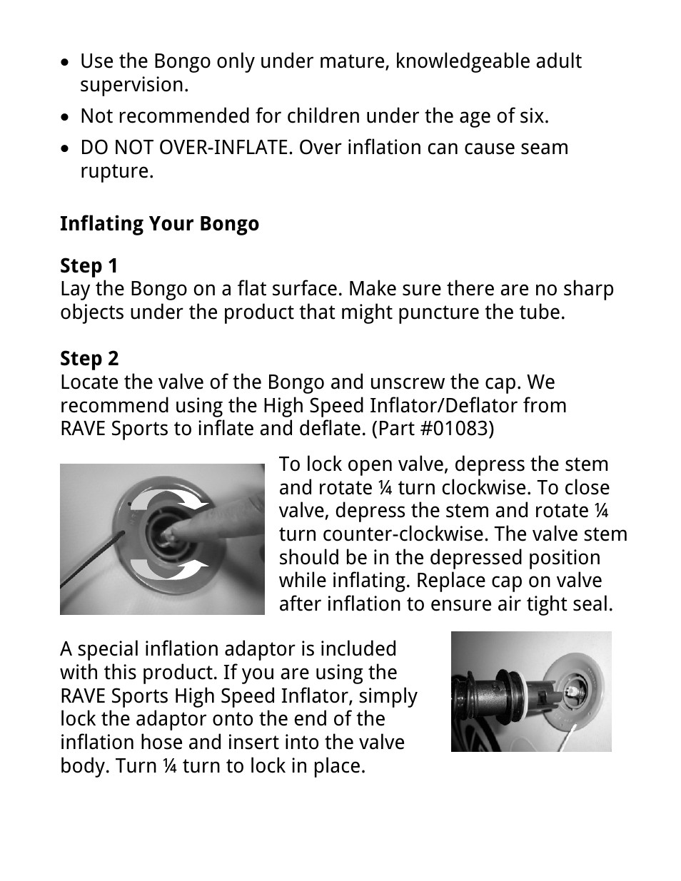 RAVE Sports Bongo 20 Bouncer Water Park User Manual | Page 6 / 16