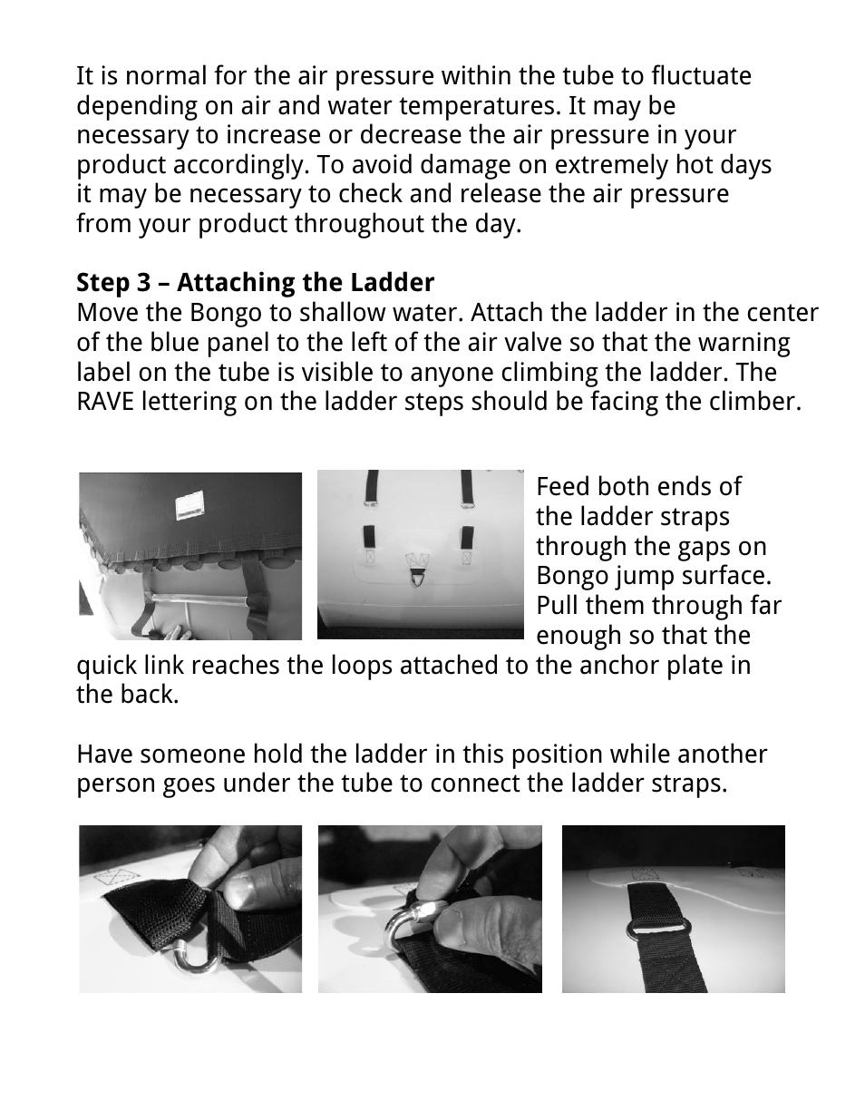 RAVE Sports Bongo 20 Bouncer Water Park User Manual | Page 8 / 16