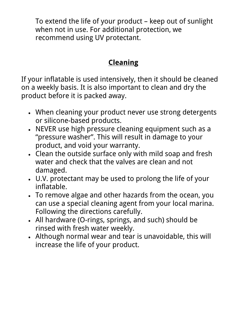 RAVE Sports Splash Zone Plus 12' User Manual | Page 15 / 24