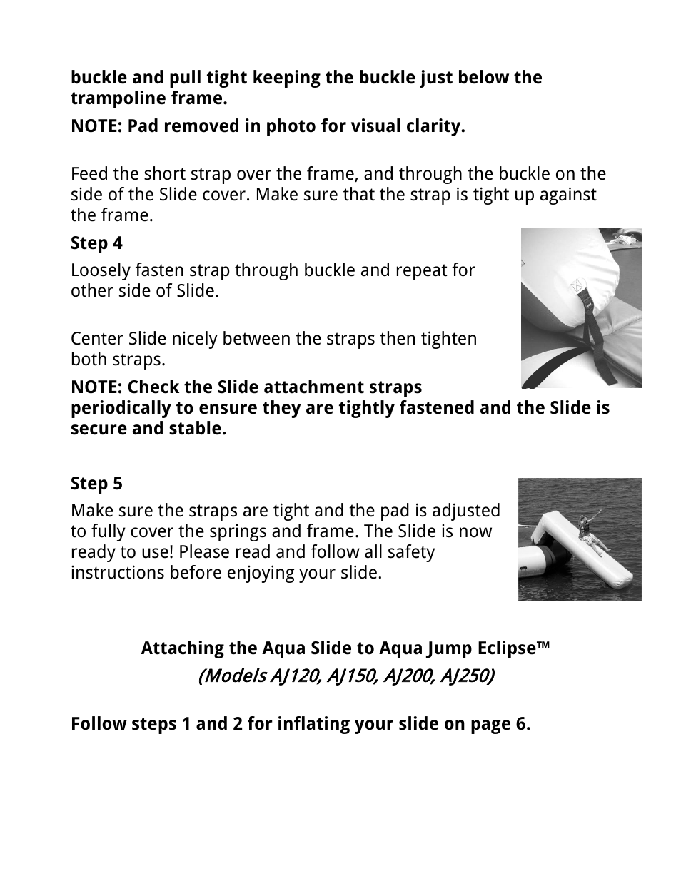 RAVE Sports Slidewalk User Manual | Page 9 / 24