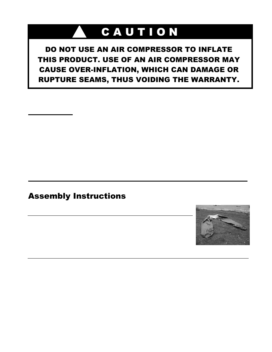 Connecting rope swing to a rave aqua jump or bongo, Assembly instructions | RAVE Sports Rope Swing Freestanding Package User Manual | Page 8 / 24