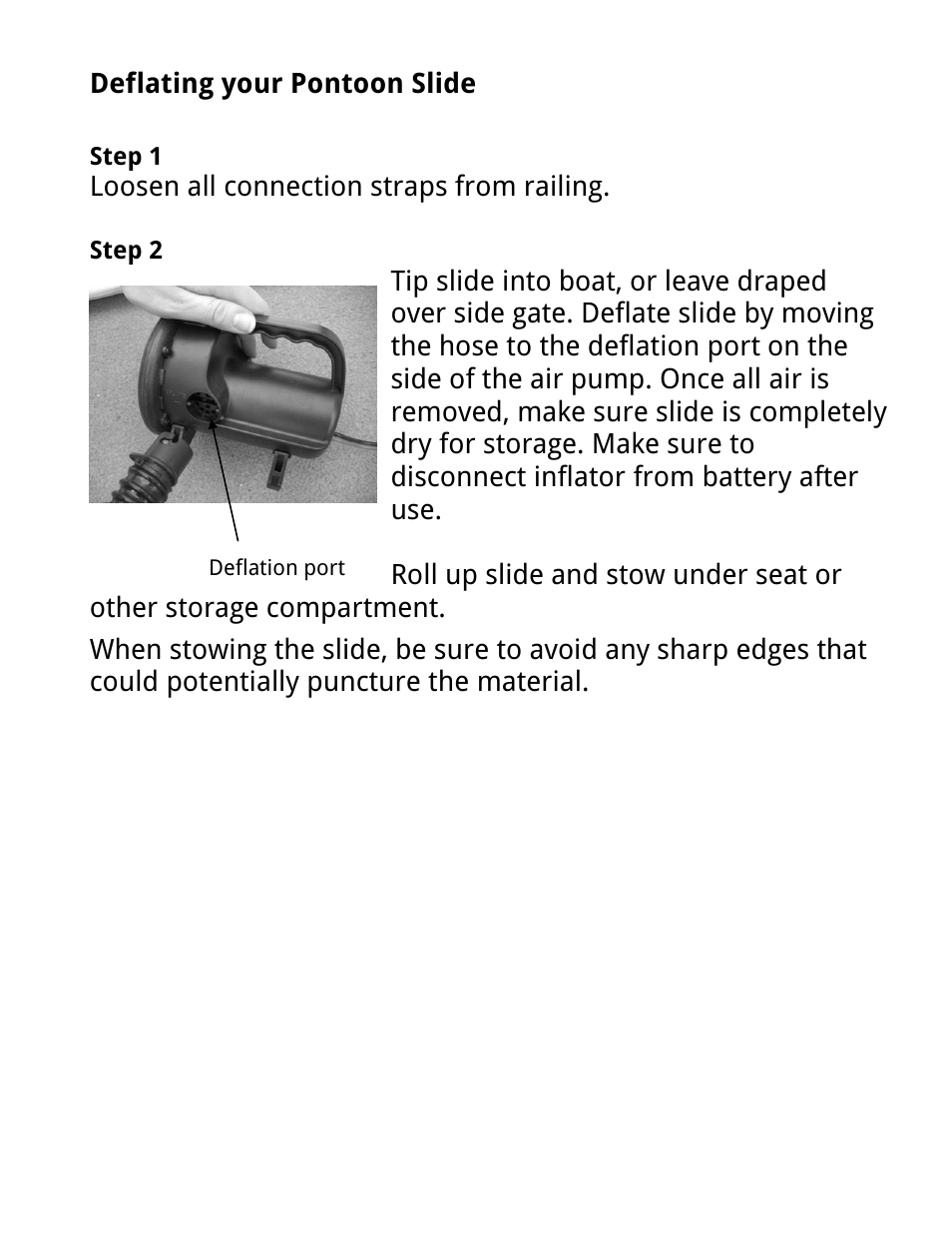 RAVE Sports Pontoon Slide User Manual | Page 11 / 16