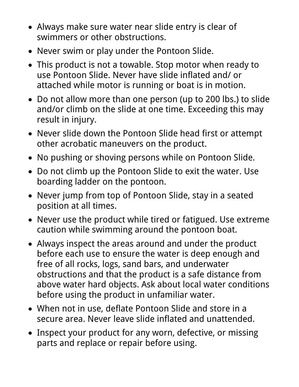 RAVE Sports Pontoon Slide User Manual | Page 5 / 16