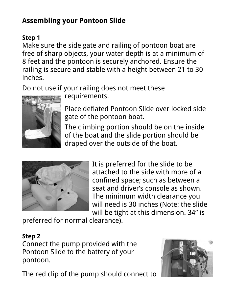 RAVE Sports Pontoon Slide User Manual | Page 7 / 16