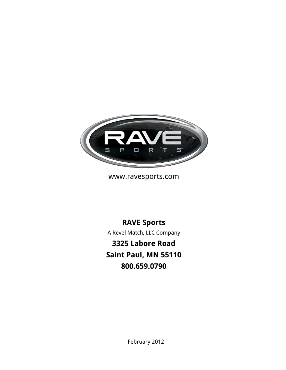 RAVE Sports Turbo Sled User Manual | Page 16 / 16
