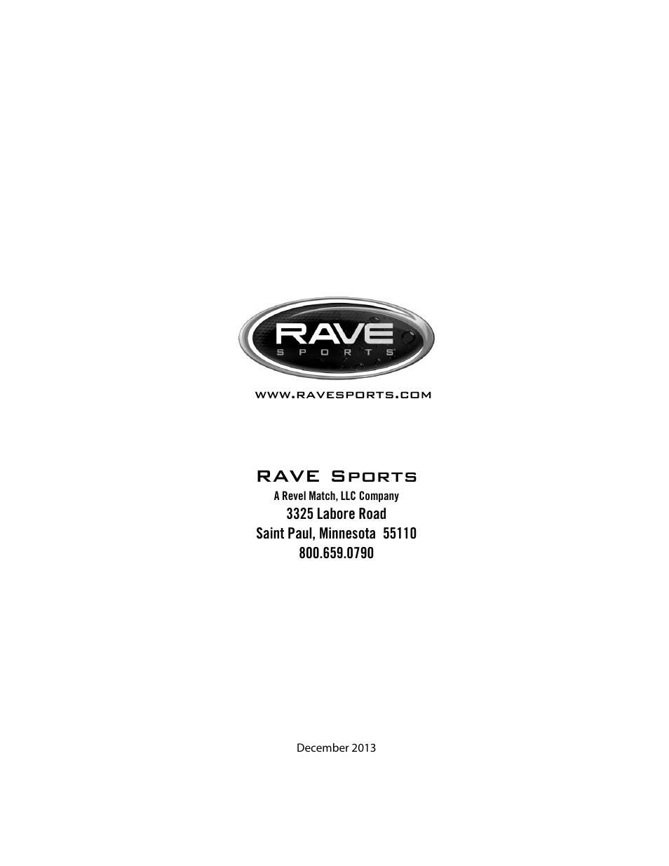 Rave sports | RAVE Sports 7' Iceberg User Manual | Page 16 / 16
