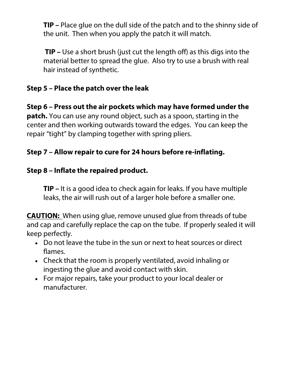 RAVE Sports 12' Saturn User Manual | Page 12 / 16