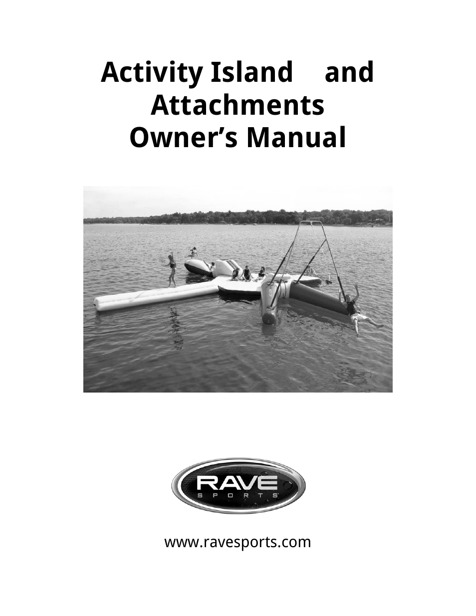 RAVE Sports Activity Island w/ EZ Up II Board Platform User Manual | 32 pages