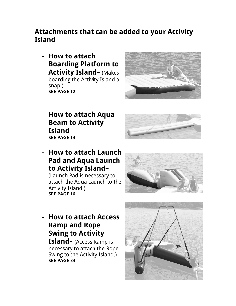 RAVE Sports Activity Island w/ EZ Up II Board Platform User Manual | Page 11 / 32