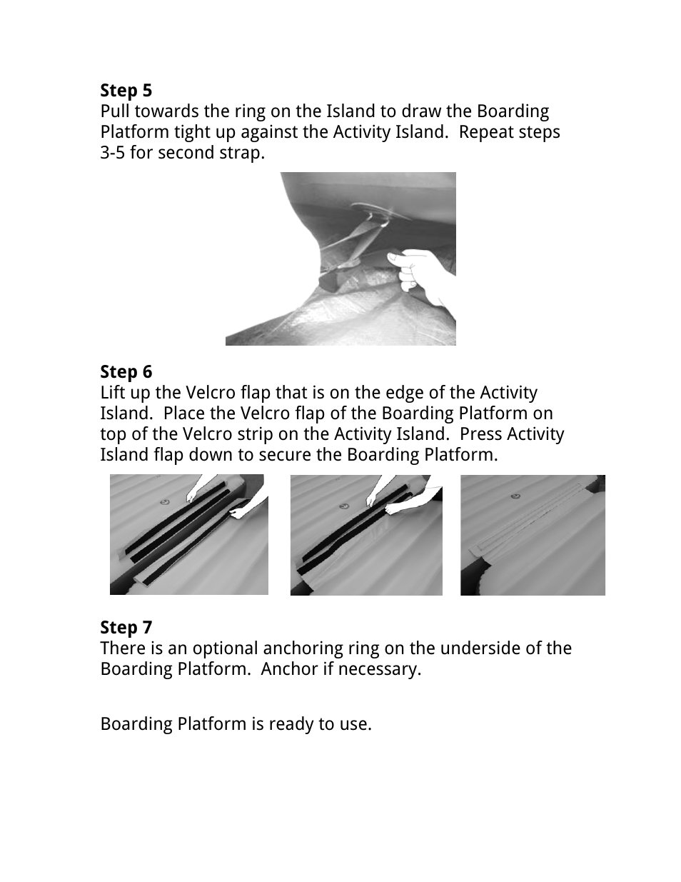 RAVE Sports Activity Island w/ EZ Up II Board Platform User Manual | Page 13 / 32