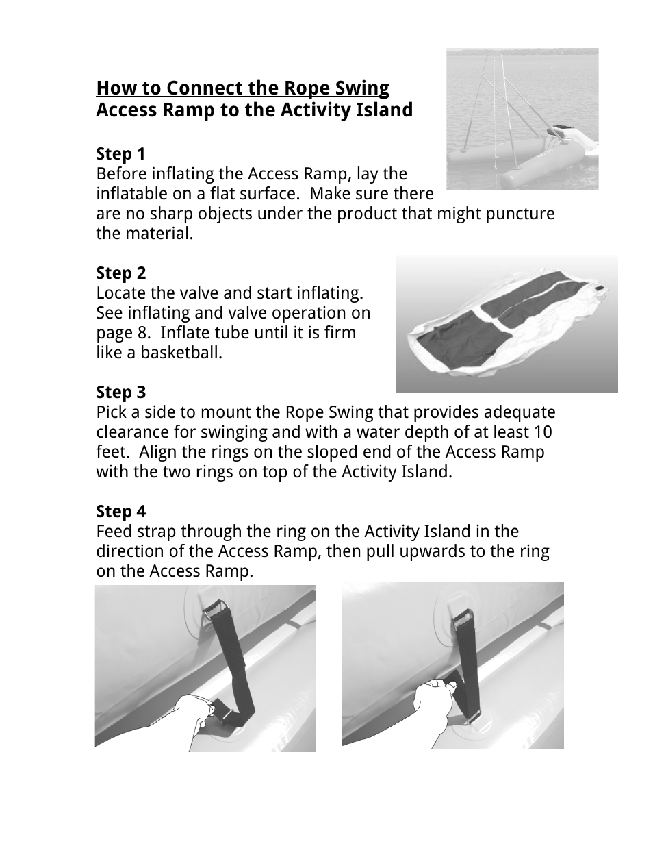 RAVE Sports Activity Island w/ EZ Up II Board Platform User Manual | Page 23 / 32
