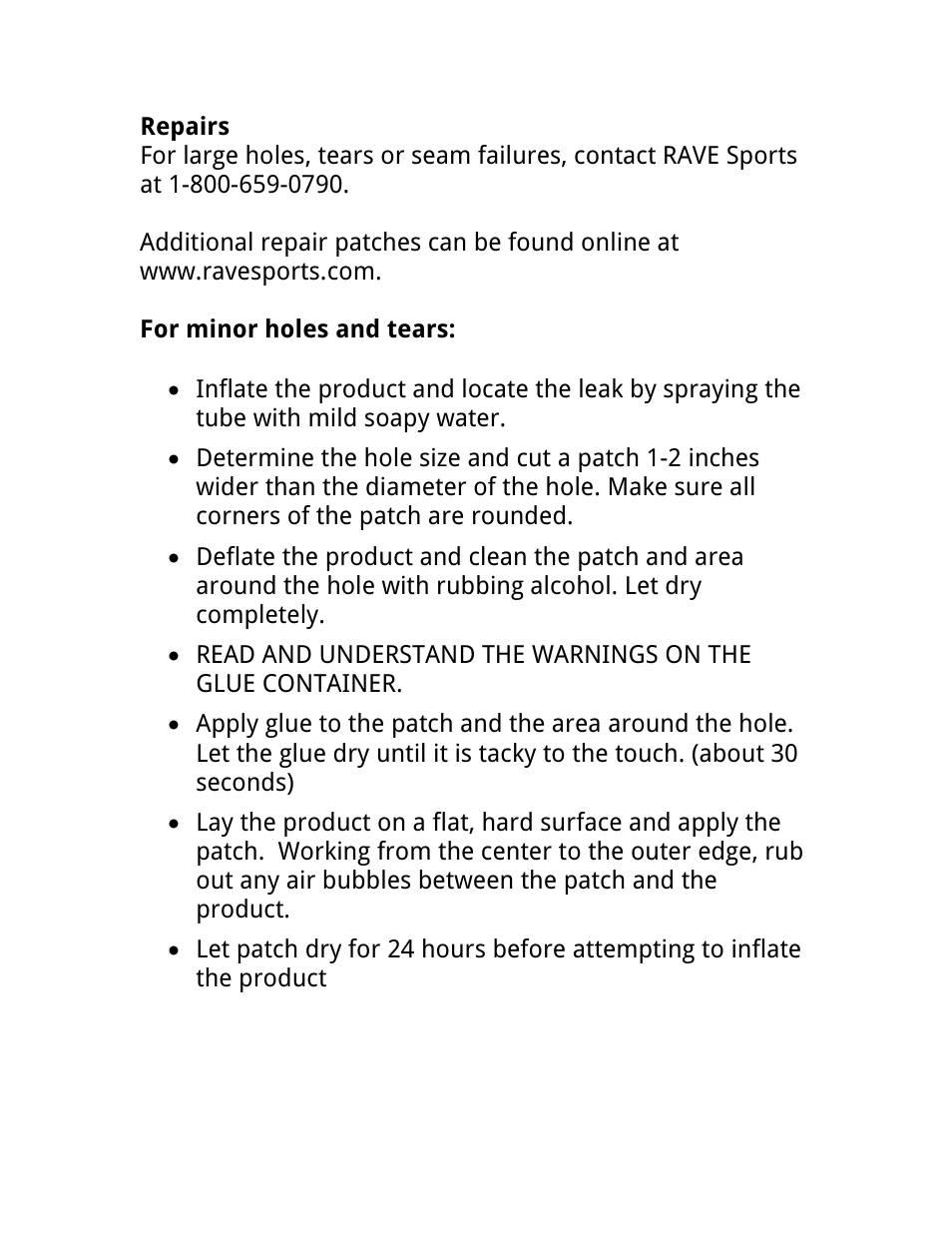 RAVE Sports Activity Island w/ EZ Up II Board Platform User Manual | Page 29 / 32